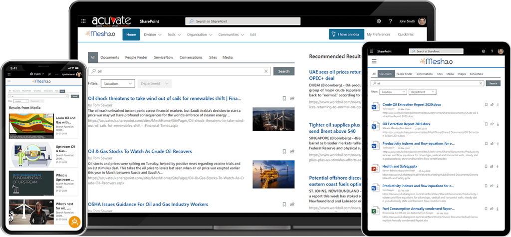 Cognitive Enterprise Search Portal Image