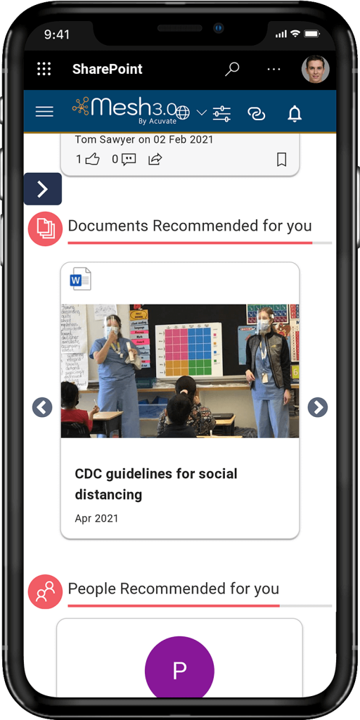 Hybrid Work With A Mobile Intranet Experience 4