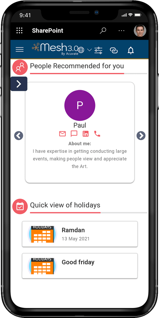 Hybrid Work With A Mobile Intranet Experience 5