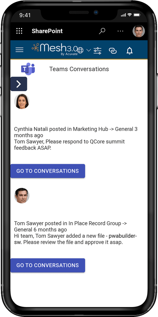 Hybrid Work With A Mobile Intranet Experience 8