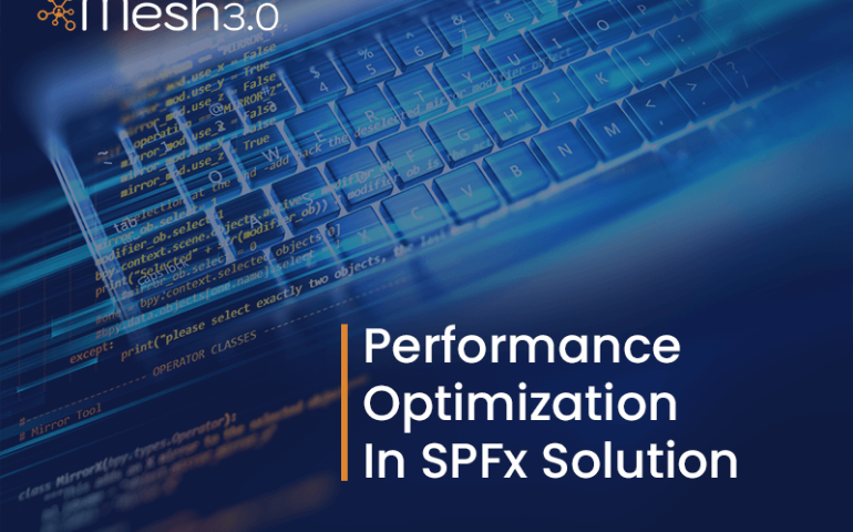 Performance Optimization In Spfx Solution